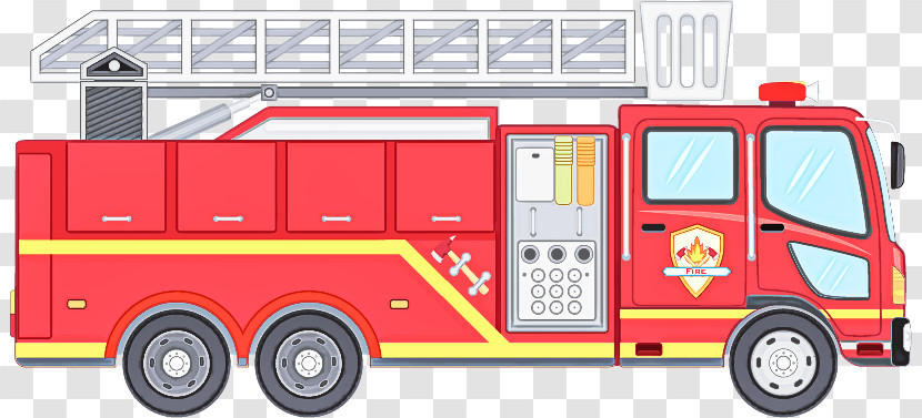 Land Vehicle Vehicle Fire Apparatus Transport Truck Transparent PNG