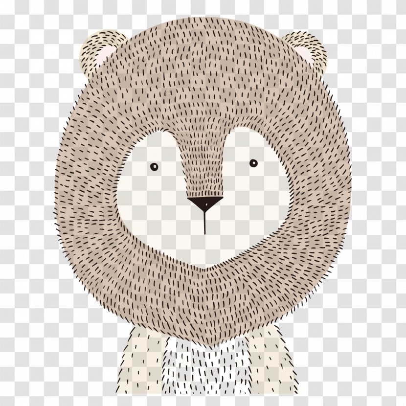 Lion Painting Paper Child Animal - Painted Transparent PNG