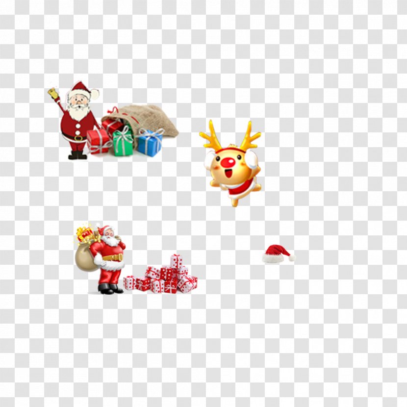 Santa Claus Christmas Ornament Cartoon - Fictional Character - Decoration Transparent PNG