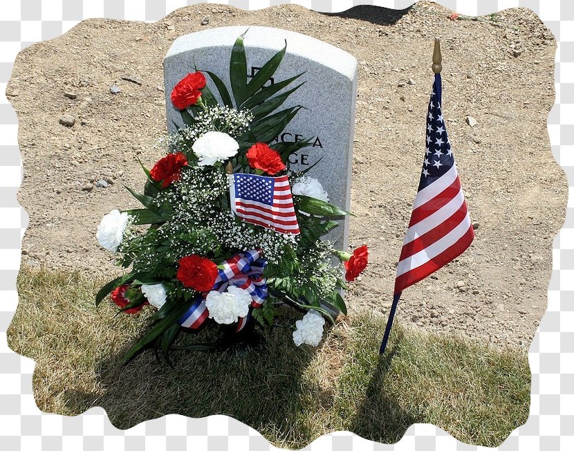 Headstone Cemetery Grave Flower Memorial - Plant - Holly Transparent PNG