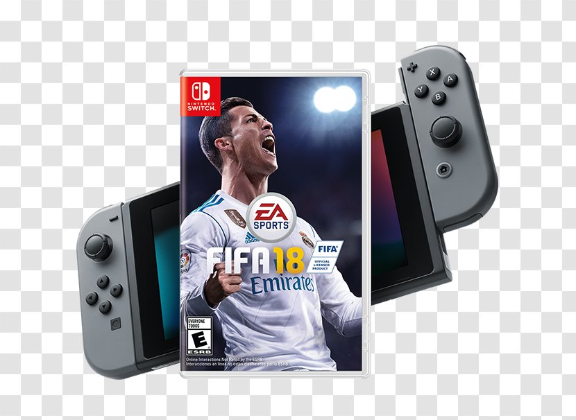 FIFA 18 Nintendo Switch Pro Controller Joy-Con - Sports Game Transparent PNG