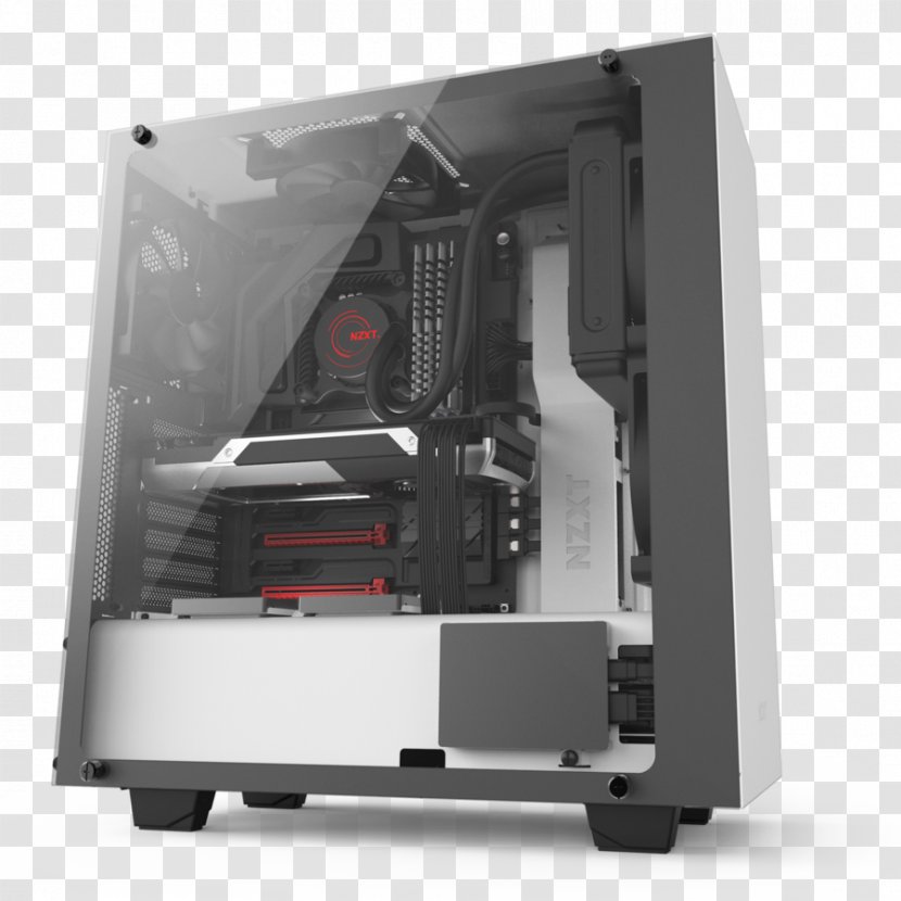 Computer Cases & Housings Power Supply Unit Nzxt ATX Port - Microatx - USB Transparent PNG