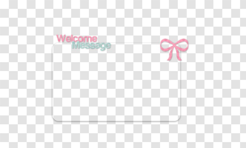 Pink M Line Font - Text - Welcome Board Transparent PNG