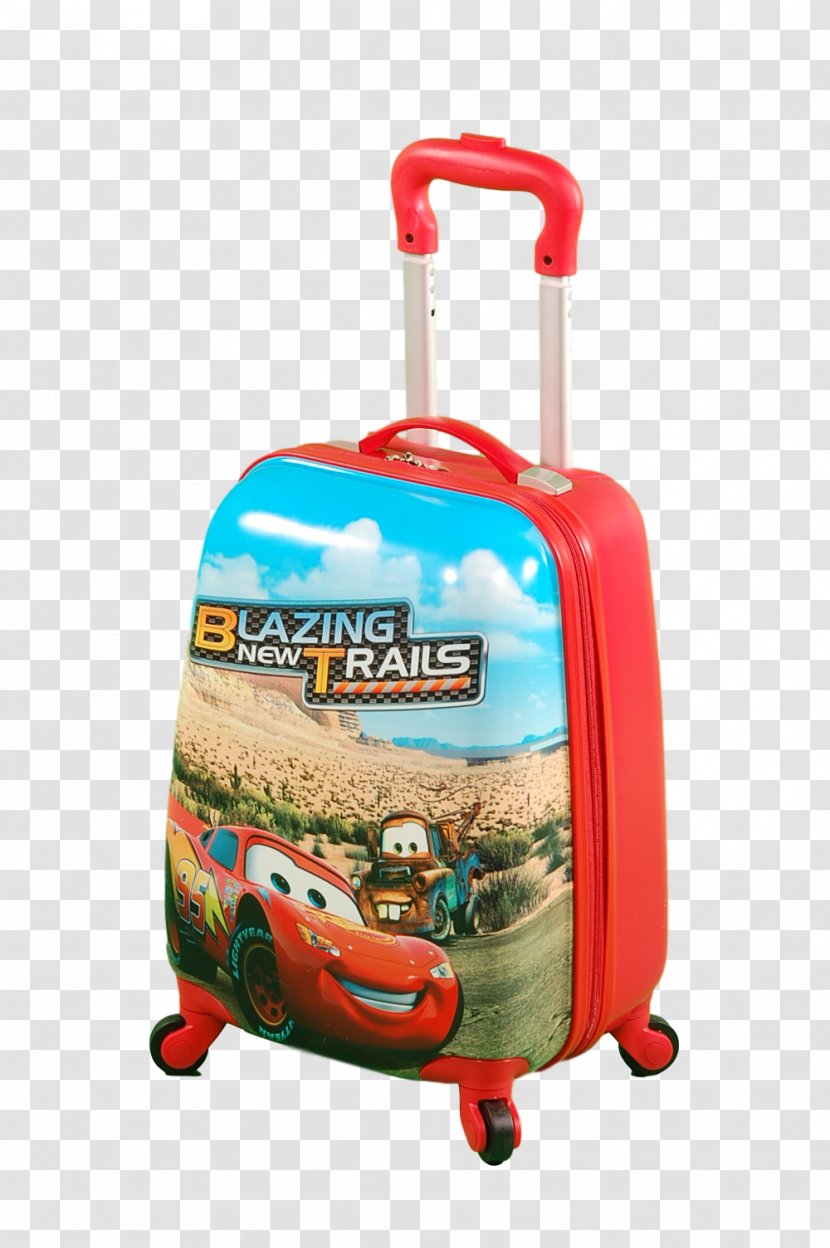 Hand Luggage Lightning McQueen Suitcase Cars The Walt Disney Company - Baggage Transparent PNG