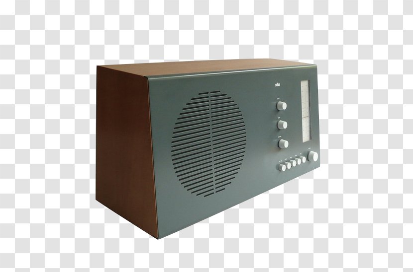 Braun Vitsu0153 - Sound Box - Small Black Retro Radio Transparent PNG