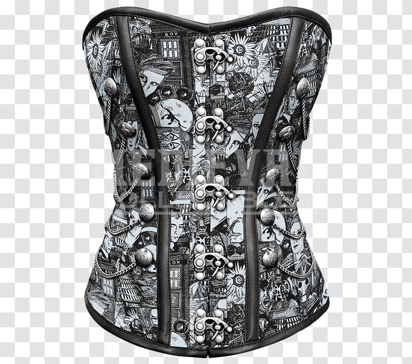 Corset Fourth Doctor Clothing T-shirt Bodice - Cartoon Transparent PNG