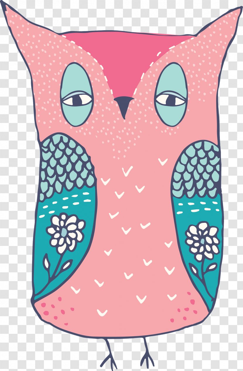 Owl Sewing Clip Art Patchwork Illustration - Fat Transparent PNG