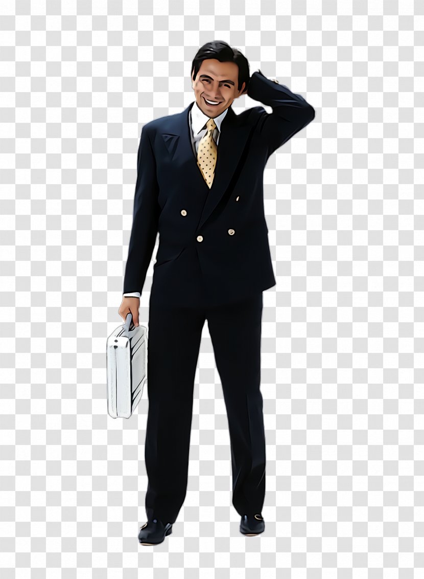 Suit Clothing Formal Wear Standing Gentleman - Uniform Blazer Transparent PNG