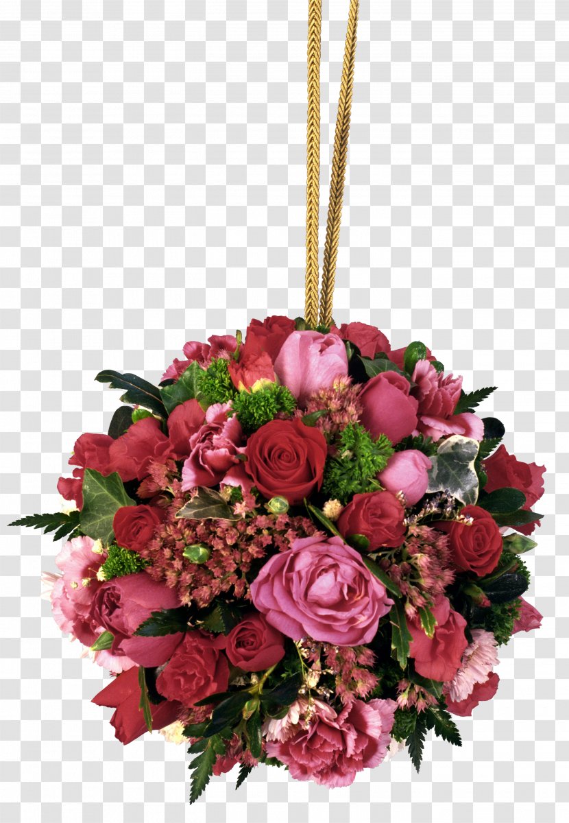 Flower Bouquet Rose Clip Art - Hanging Picture Transparent PNG