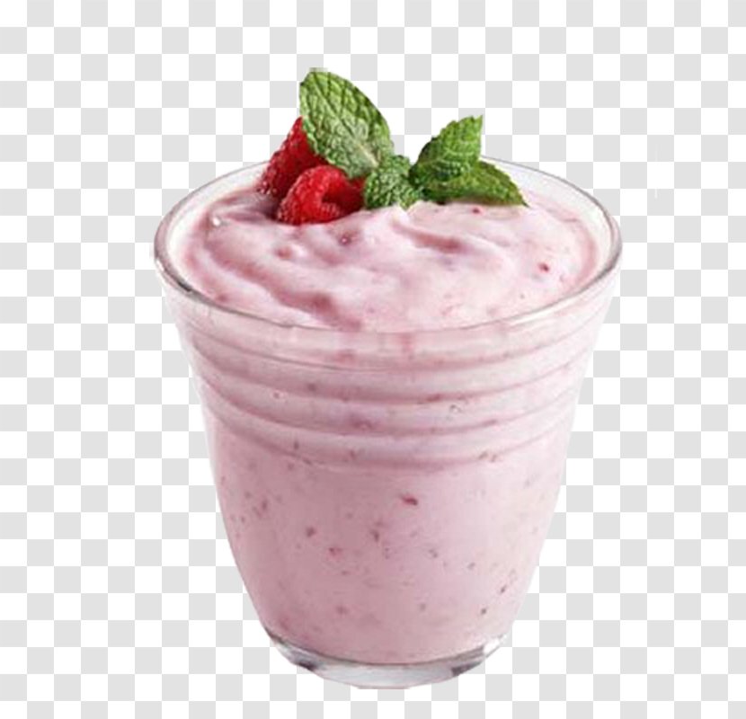 Milkshake Yoghurt Ice Cream Food - Recipe - Milk Transparent PNG