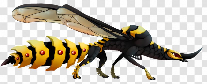 Hornet Bee Dragon Art Legendary Creature - Mud Wasp Transparent PNG