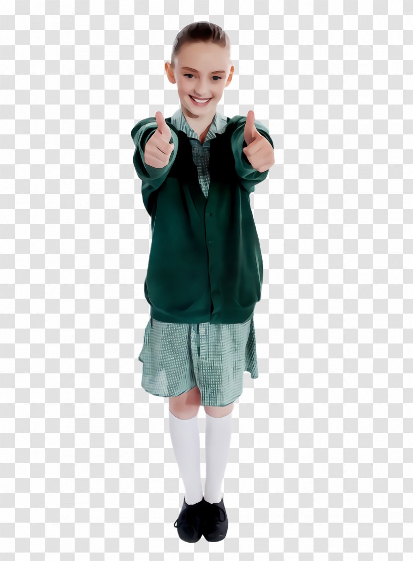 School Uniform - Wet Ink - Child Finger Transparent PNG