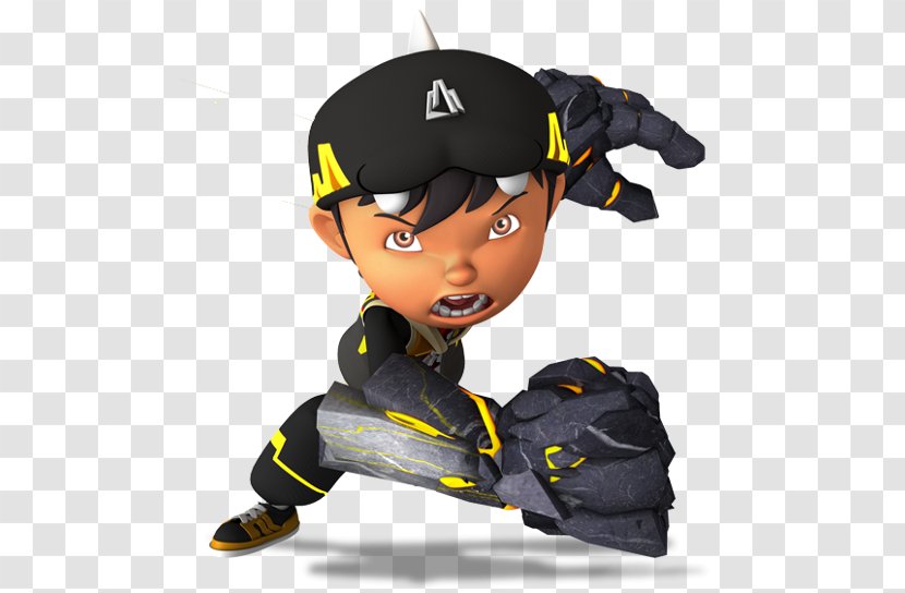 Ochobot Fang BoBoiBoy Thunderstorm Cartoon Animonsta Studios - Yellow Transparent PNG