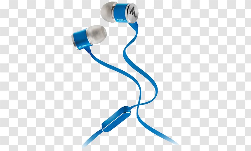 Focal Spark In Ear Headphones FOCAL SPARK WIRELESS Bevielės į Ausis įstatomos Ausinės Focal-JMLab Blue - Shure Headset Microphone Parts Transparent PNG