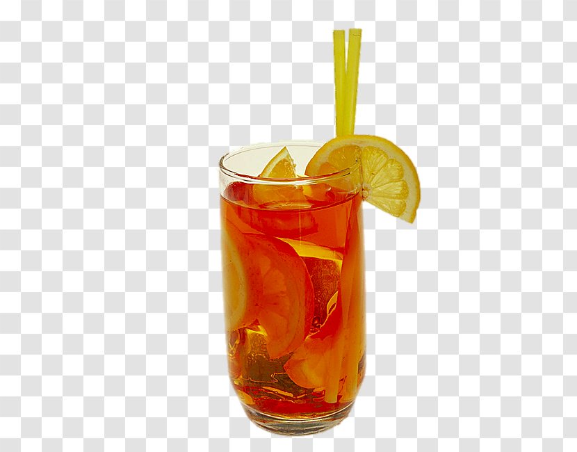 Iced Tea Juice Cocktail Tieguanyin - Non Alcoholic Beverage - Lemon Transparent PNG