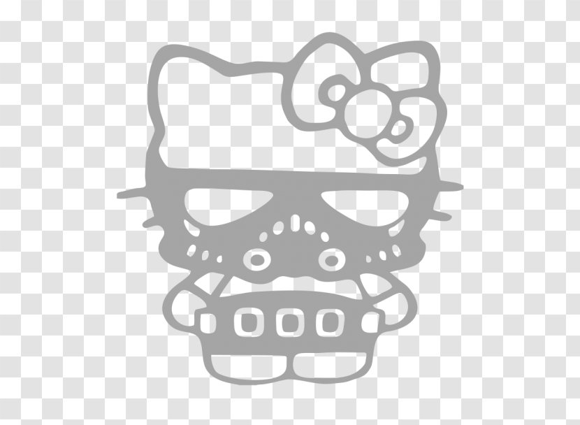 Hello Kitty Decal Sanrio Character - Black - Killer Transparent PNG