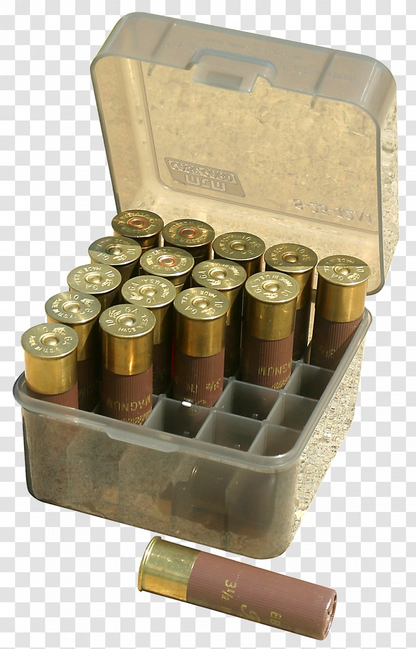 Shotgun Shell Cartridge Ammunition Box - Cartoon - Mtm Ammo Can Transparent PNG