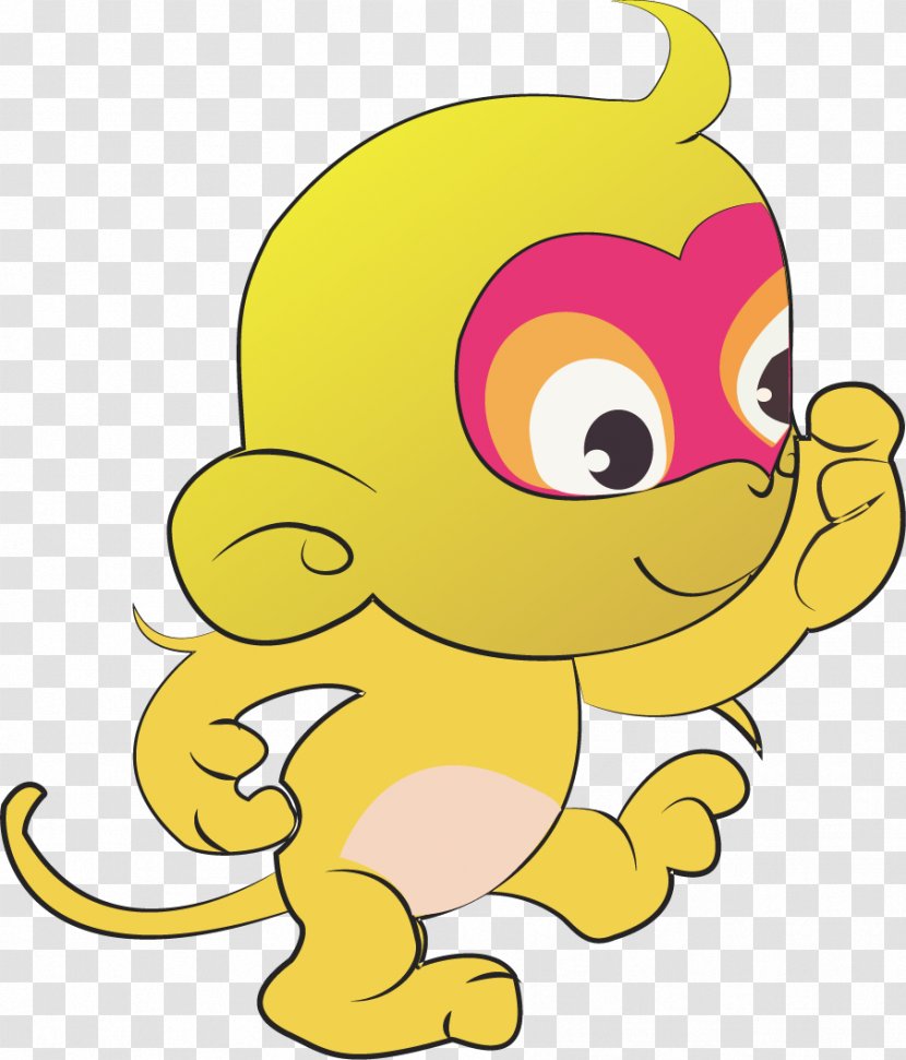 Monkey Drawing Cartoon - Animation - Hand Painted Zodiac Transparent PNG