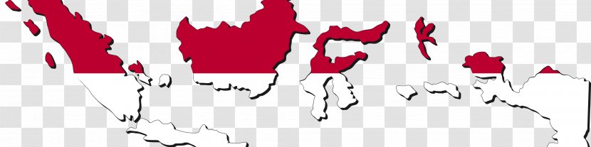 Flag Of Indonesia Blank Map Indonesian National Revolution - Frame Transparent PNG