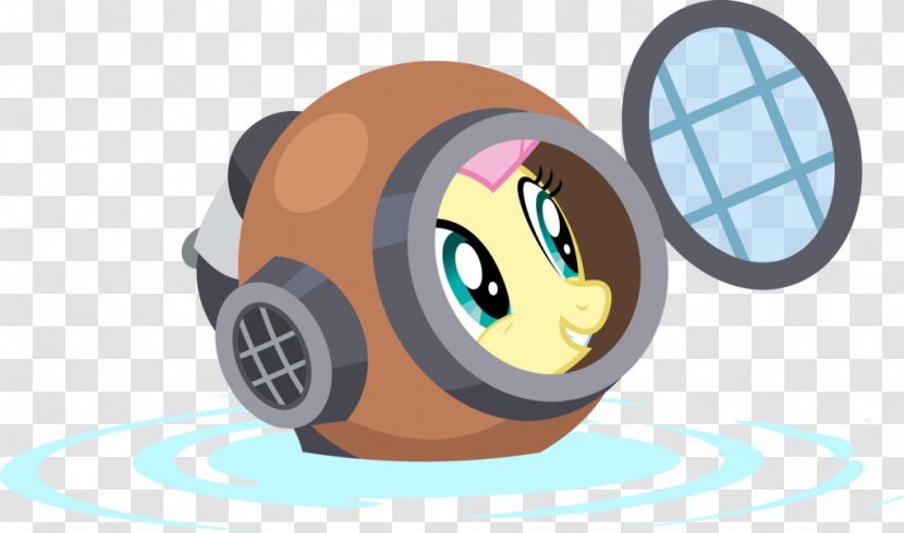 Fluttershy Rainbow Dash YouTube Diving Helmet DeviantArt - Pony - Diver Transparent PNG