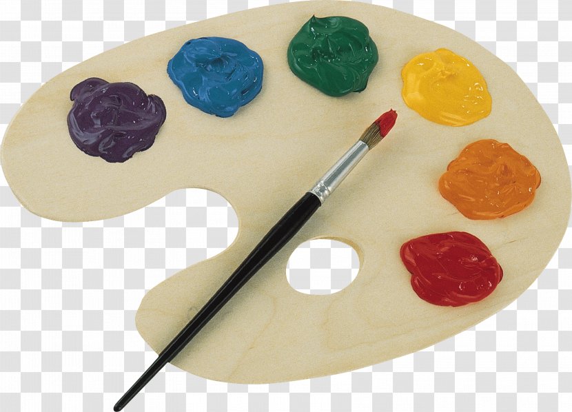 Palette Watercolor Painting - Work Of Art Transparent PNG