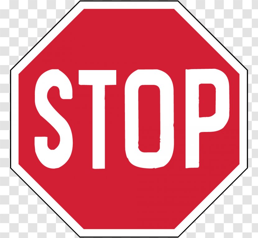Stop Sign Traffic Manual On Uniform Control Devices Clip Art - Text - Brand Transparent PNG
