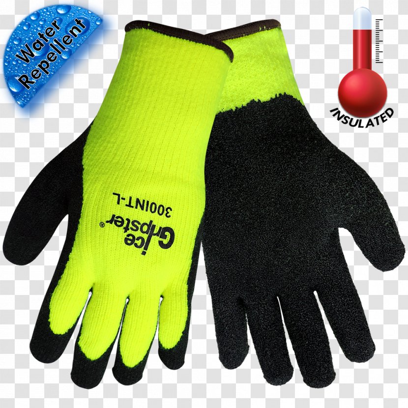 Glove High-visibility Clothing Thinsulate Schutzhandschuh Workwear - Safety - Highvisibility Transparent PNG