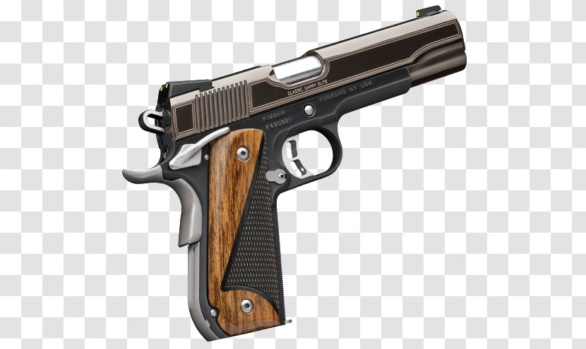 Kimber Custom Manufacturing .45 ACP Pistol Firearm - Frame - Revolver Transparent PNG
