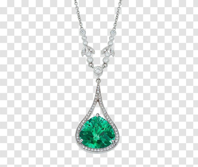Jewellery Charms & Pendants Necklace Gemstone Earring - Emerald - NECKLACE Transparent PNG