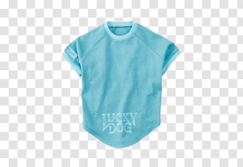 T-shirt Baby & Toddler One-Pieces Reserva Electric Blue Turquoise - Watercolor - Lucky Dog Transparent PNG