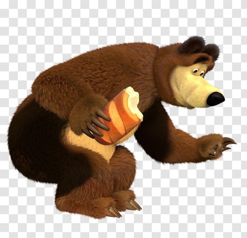 Bear Masha Varenye Animated Film Clip Art - Mammal Transparent PNG