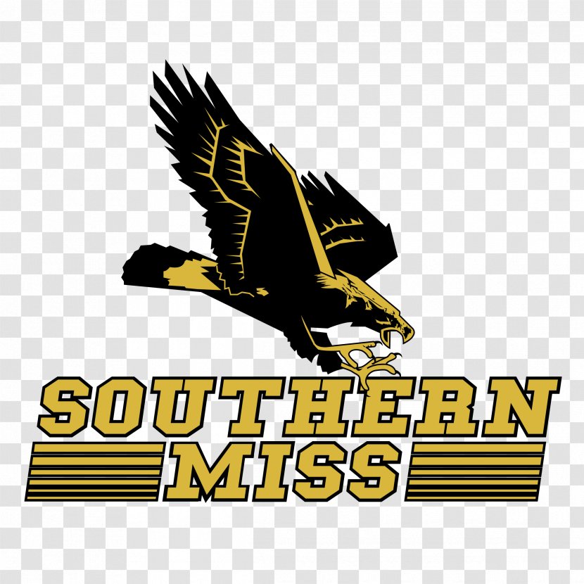 The University Of Southern Mississippi Miss Golden Eagles Football Lady Women's Basketball Logo - American - Eagle Transparent PNG
