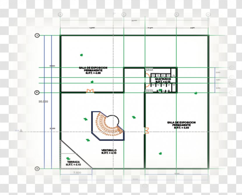 Floor Plan Line - Drawing - Planta Arquitectonica Transparent PNG