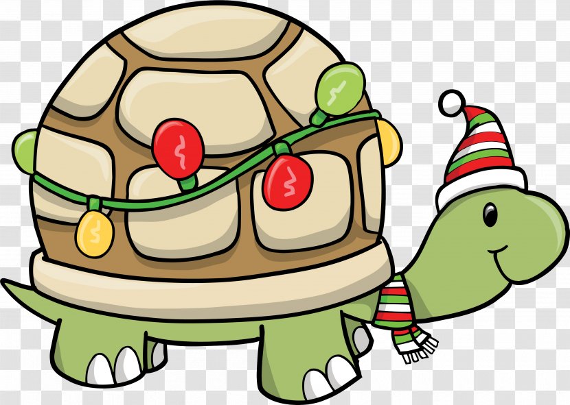 Turtle Christmas Holiday Clip Art Transparent PNG