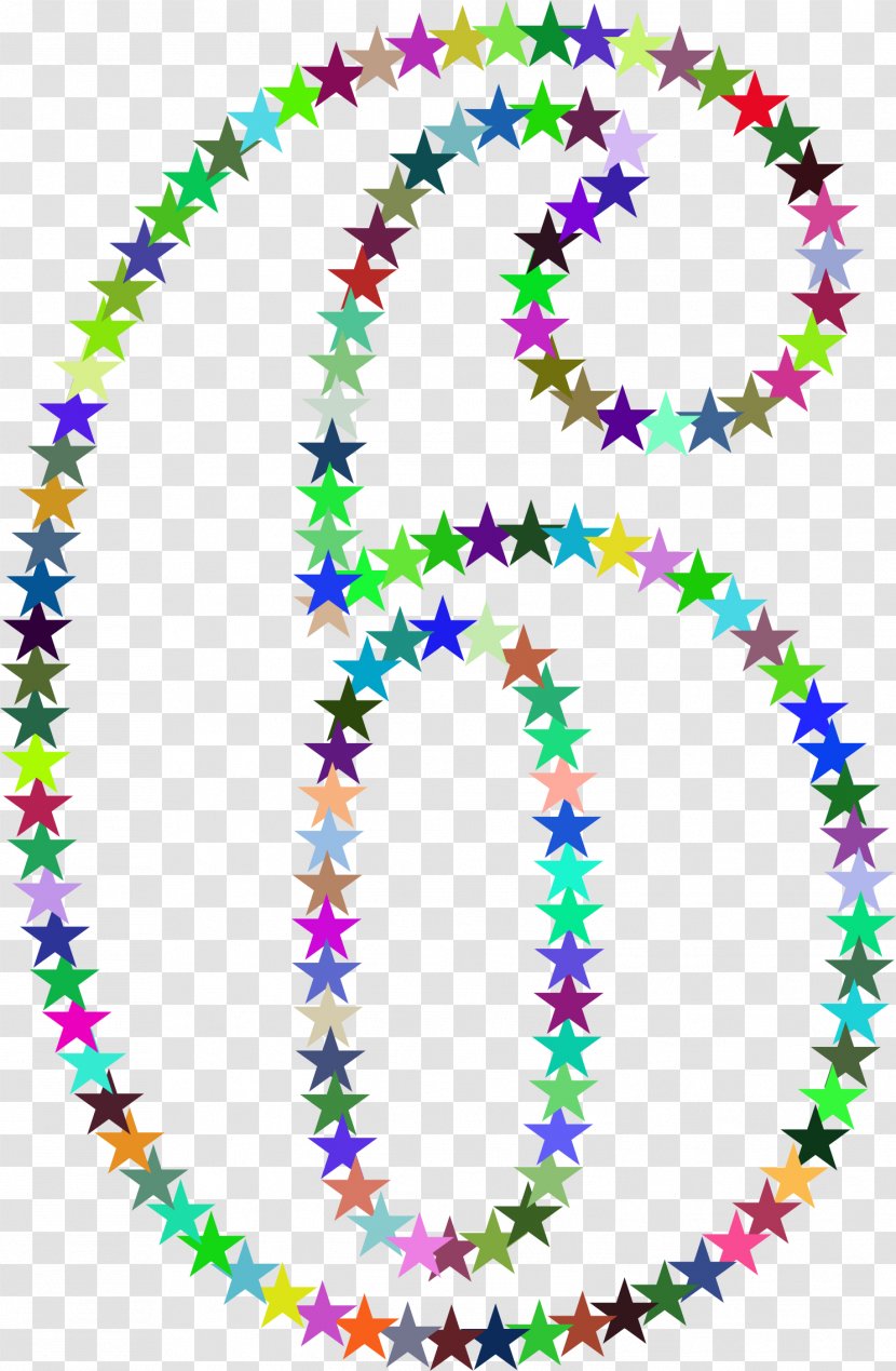 Number Symbol Star Clip Art - Six Transparent PNG