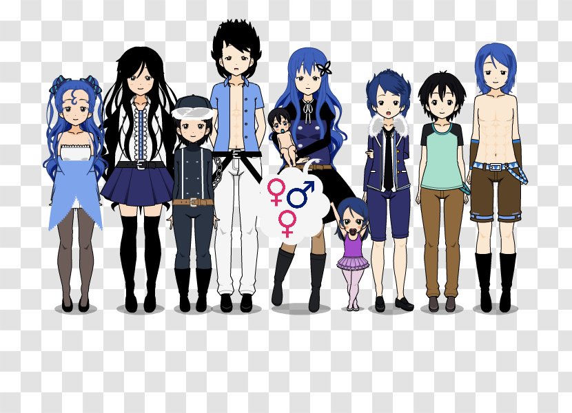 Juvia Lockser Character Fiction - Silhouette Transparent PNG