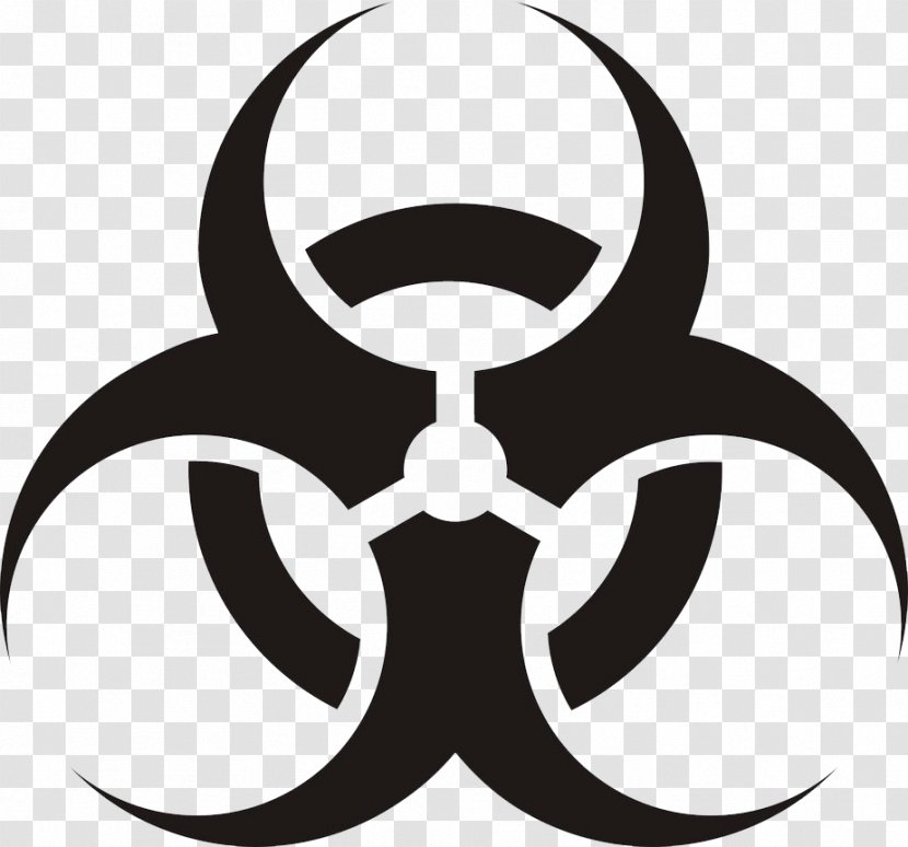 Biological Hazard Symbol Clip Art - Cool Transparent PNG