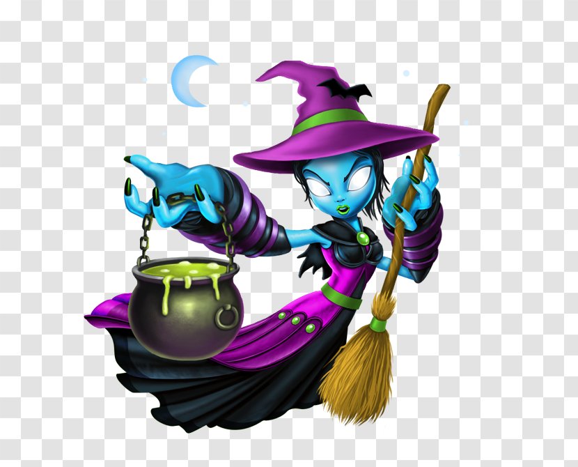 Artist Purple Illustrator Clip Art - Legendary Creature - Hex Witch Transparent PNG