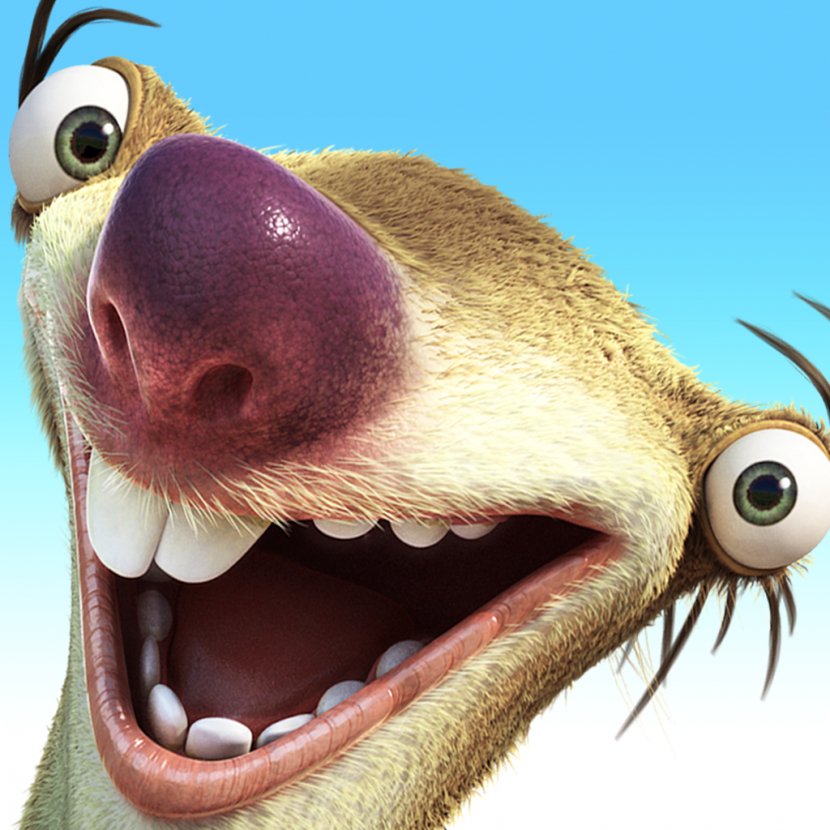 Sid Ice Age Adventures Sloth Manfred Scrat - Village Transparent PNG