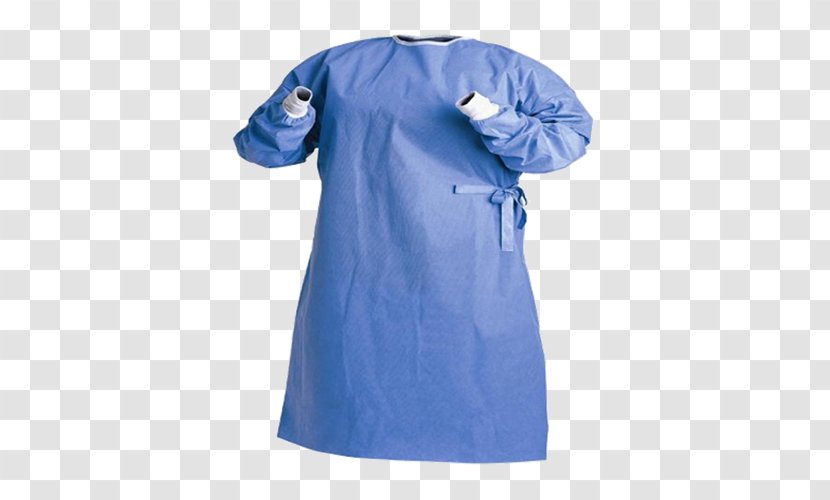 Hospital Gowns Surgeon Surgery Nonwoven Fabric - Lab Coats Transparent PNG