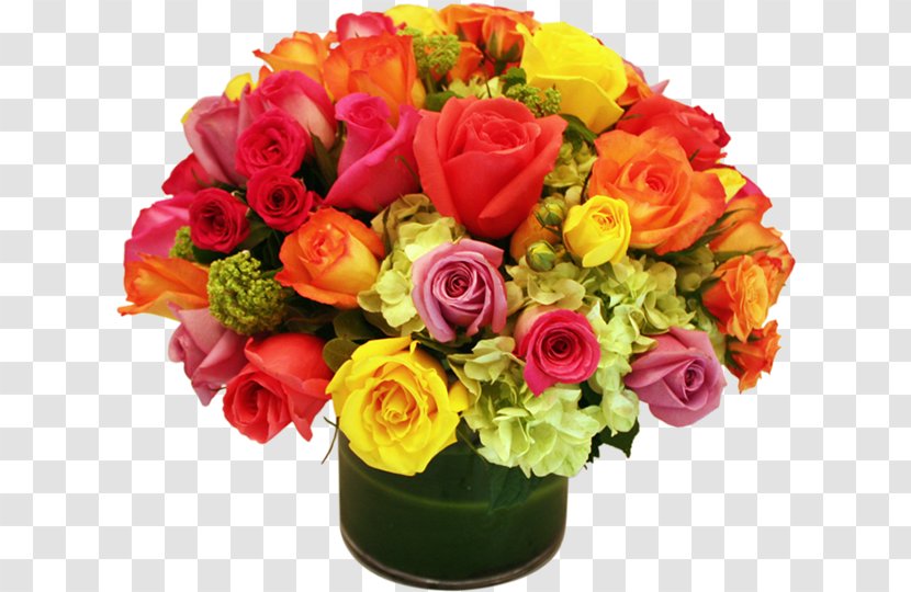 Flower Bouquet Floristry Rose Floral Design - Cut Flowers - Hydrangea Transparent PNG