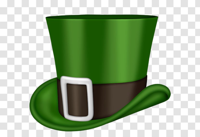 Saint Patrick's Day Republic Of Ireland Hat Leprechaun Clip Art - Drinkware - St Patrick Green PNG Clipart Transparent PNG