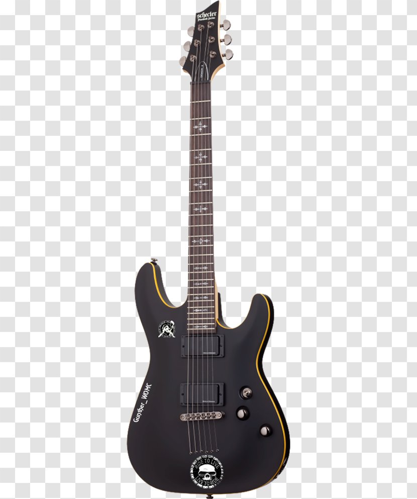 Schecter Demon-6 Guitar Research C-1 Hellraiser FR Electric Floyd Rose - Musical Instruments Transparent PNG