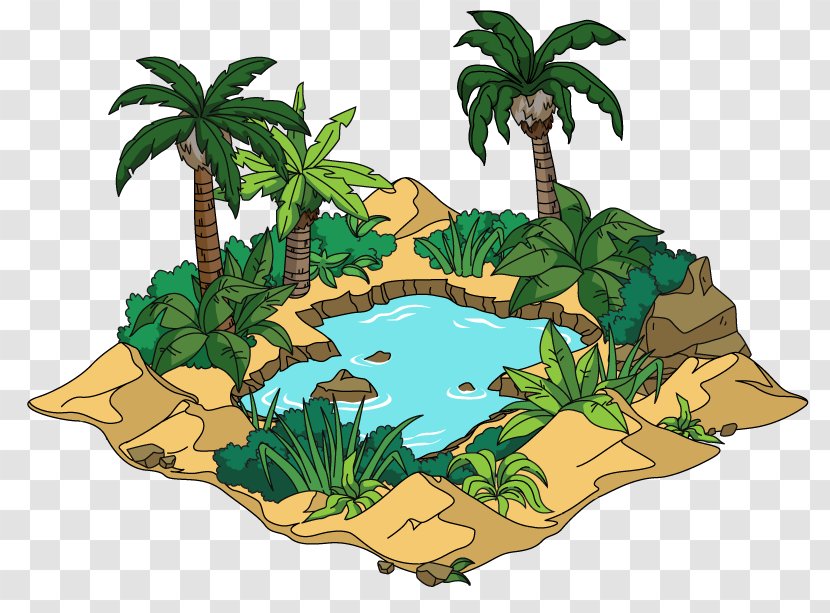 Oasis Drawing Desert Sahara Clip Art Transparent PNG