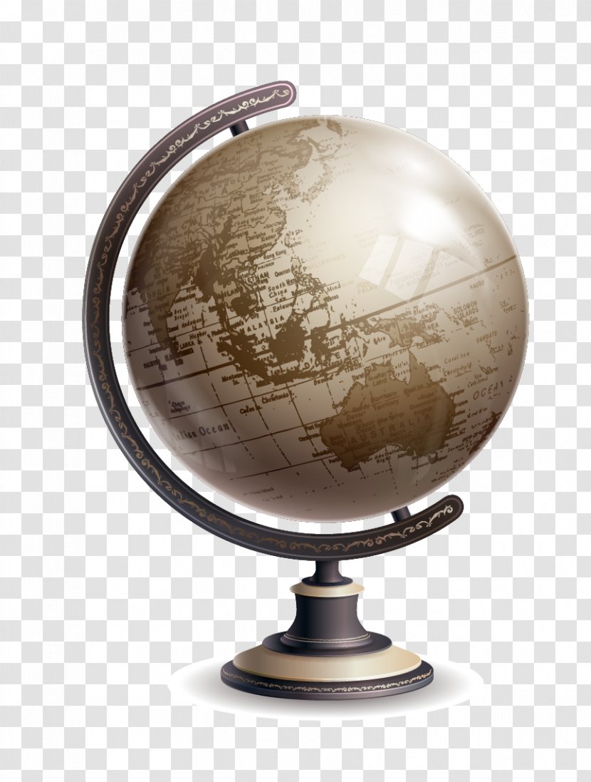 Globe Icon - Vector Transparent PNG
