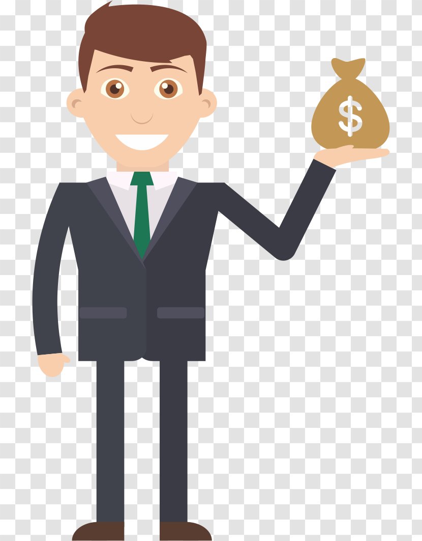 Business Virtual Office Clip Art - Cartoon - Man Transparent PNG