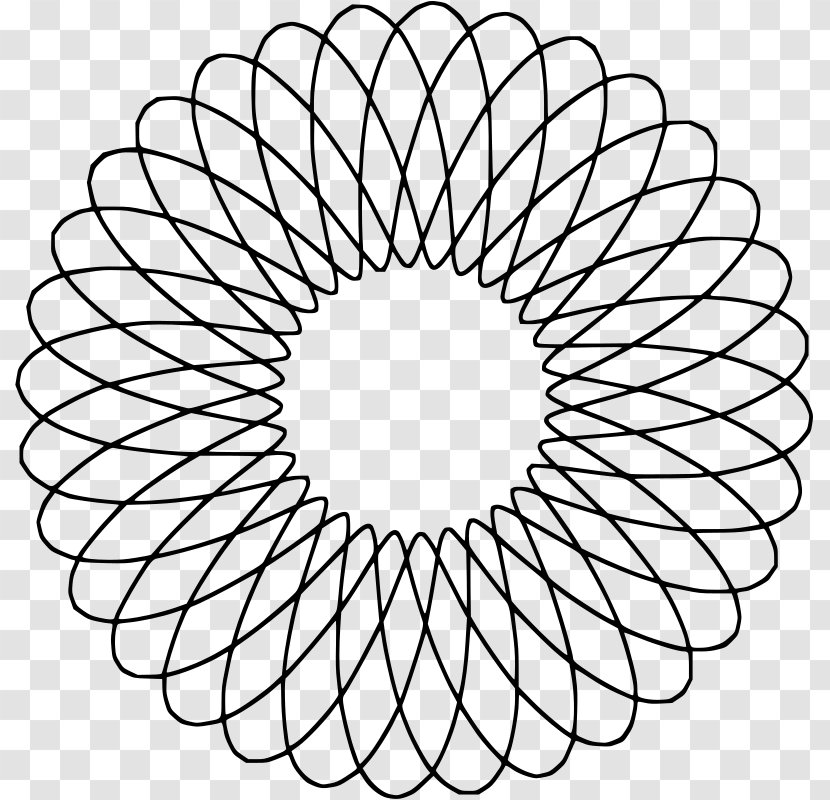 Spirograph Stock Photography Royalty-free Geometry - Monochrome - Line Transparent PNG