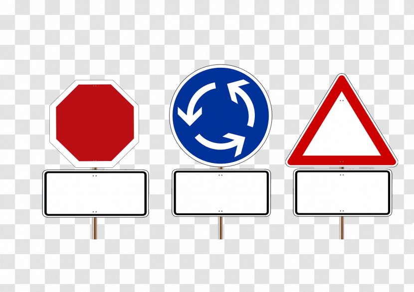 Car Traffic Sign Driver's Education Vehicle Driving - Area - Attention Transparent PNG