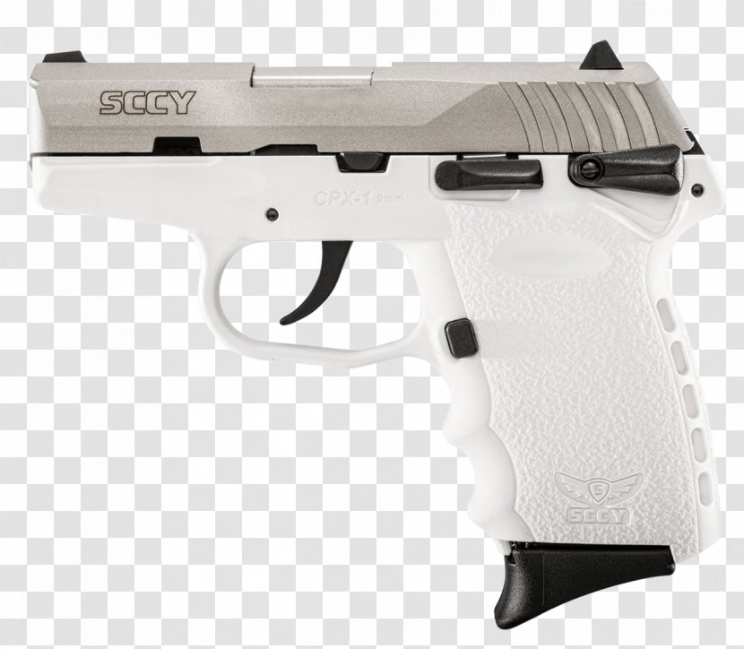 SCCY CPX-1 Firearm Pistol 9×19mm Parabellum Receiver - Safety - Weapon Transparent PNG