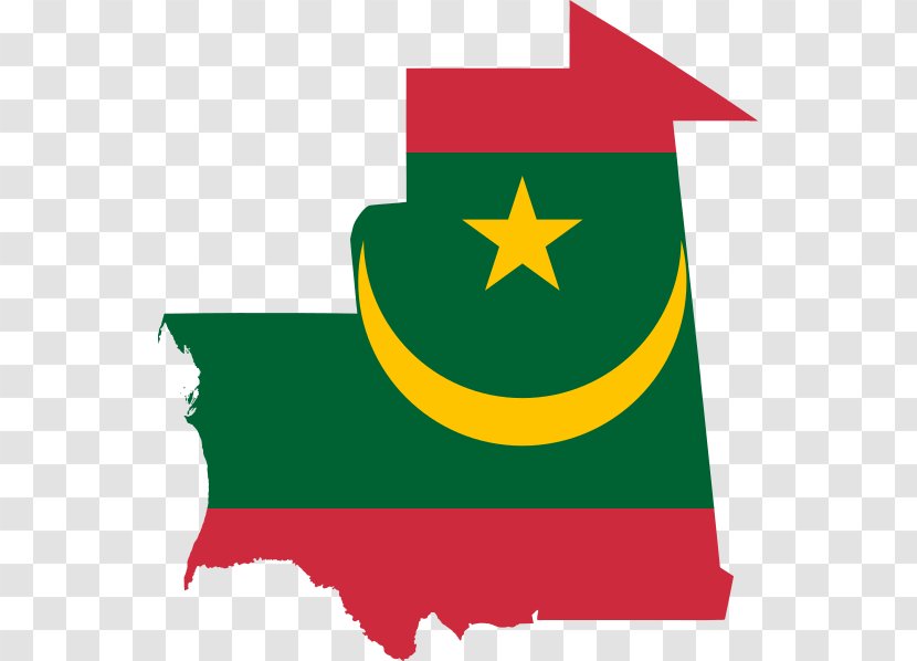 Flag Of Mauritania Map - Artwork - Information Transparent PNG